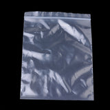 1000 pc Plastic Zip Lock Bags, Resealable Packaging Bags, Top Seal, Self Seal Bag, Rectangle, Clear, 13x9x0.012cm, Unilateral Thickness: 2.3 Mil(0.06mm)