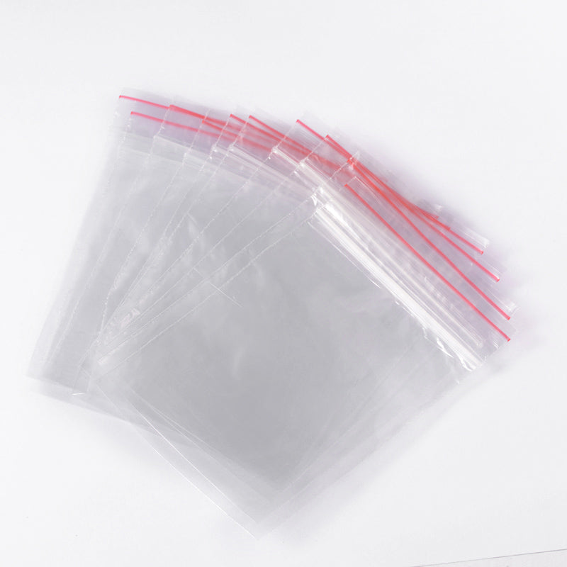 Craspire 500 pc Plastic Zip Lock Bags, Resealable Packaging Bags