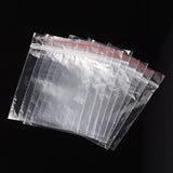 5000 pc Plastic Zip Lock Bags, Resealable Packaging Bags, Top Seal, Self Seal Bag, Rectangle, Clear, 9x6cm, Unilateral Thickness: 1.2 Mil(0.03mm)