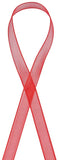 Organza Ribbon, Galloon, Red, 1/4 inch(6mm); 500yards/Roll(457.2m/Roll)