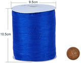 Organza Ribbon, Galloon, Blue, 1/4 inch(6mm); 500yards/Roll(457.2m/Roll)