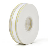 1 Roll White Color Sheer Organza Ribbon Wedding Party Decoration, 1/2 inch(12mm), 50yards/roll(45.72m/roll)