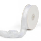 1 Roll Nylon Organza Ribbon, with Gold Foil, For Jewelry Making, Cornsilk, 1inch(26mm), 200yards/roll(182.88m/roll)