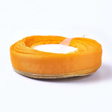 1 Group Organza Ribbon, Dark Orange, 3/8 inch(10mm), 50yards/roll(45.72m/roll), 10rolls/group, 500yards/group(457.2m/group)