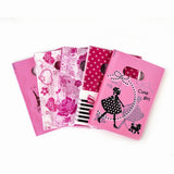 500 pc Printed Plastic Bags, Rectangle, Hot Pink, 25x20cm