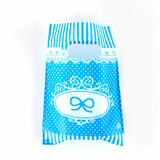 500 pc Printed Plastic Bags, Rectangle, Deep Sky Blue, 35x25cm, Unilateral Thickness: 0.035mm