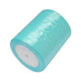 1 Group Single Face Satin Ribbon, Polyester Ribbon, Pink, 1/4 inch(6mm), about 25yards/roll(22.86m/roll), 10rolls/group, 250yards/group(228.6m/group)