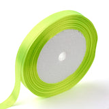 Single Face Satin Ribbon, Polyester Ribbon, Green Yellow, 1 inch(25mm) wide, 25yards/roll(22.86m/roll), 5rolls/group, 125yards/group(114.3m/group)