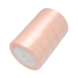 1 Group Valentine's Day Gifts Boxes Packages Single Face Satin Ribbon, Polyester Ribbon, Crimson, 1/2 inch(12mm), about 25yards/roll(22.86m/roll), 250yards/group(228.6m/group), 10rolls/group