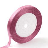 1 Group Single Face Satin Ribbon, Polyester Ribbon, Breast Cancer Pink Awareness Ribbon Making Materials, Valentines Day Gifts, Boxes Packages, Gray, 1/2 inch(12mm), about 25yards/roll(22.86m/roll), 250yards/group(228.6m/group), 10rolls/group