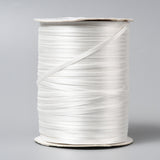 Double Face Satin Ribbon, Polyester Ribbon, WhiteSmoke, 1/8 inch(3mm) wide, about 880yards/roll(804.672m/roll)