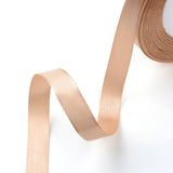 1 Group Single Face Satin Ribbon, Polyester Ribbon, Coconut Brown, 2 inch(50mm), about 25yards/roll(22.86m/roll), 100yards/group(91.44m/group), 4rolls/group