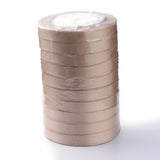 1 Roll Double Face Satin Ribbon, Polyester Ribbon, Peru, 1/8 inch(3mm) wide, about 880yards/roll(804.672m/roll)