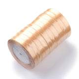 1 Roll Double Face Satin Ribbon, Polyester Ribbon, Saddle Brown, 1/8 inch(3mm) wide, about 880yards/roll(804.672m/roll)