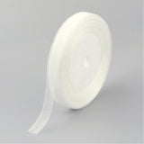 1 Roll Polyester Organza Ribbon, Dark Goldenrod, 3/8 inch(9mm), 200yards/roll(182.88m/roll)