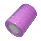 1 Roll1/4 500 Yards/Roll Pink Sparkle Sheer Organza Ribbon Packing Decoration DIY Crafts Arts & Garden