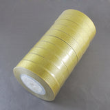 1 Group Organza Ribbon, Medium Purple, 5/8 inch(15mm), 50yards/roll(45.72m/roll), 10rolls/group, 500yards/group(457.2m/group).