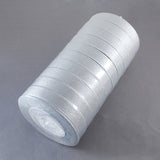 1 Group Organza Ribbon, Black, 5/8 inch(15mm), 50yards/roll(45.72m/roll), 10rolls/group, 500yards/group(457.2m/group).