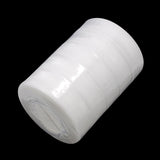 1 Roll Solid Color Organza Ribbons, Golden Wired Edge Ribbon, for Party Decoration, Gift Packing, Gray, 1(25mm), about 50yard/roll(45.72m/roll)