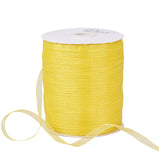 1 Roll Organza Ribbon, Galloon, Gray, 1/8 inch(3mm), 1000yards/roll(914.4m/roll)