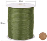 1Roll 1/4 500 Yards/Roll Sparkle Sheer Organza Ribbon for Christmas Festive Decoration DIY Crafts Arts & Garden, Grass Green