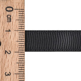 1 Roll Grosgrain Ribbon, Black, 3/8 inch(10mm), about 100yards/roll(91.44m/roll)