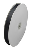 1 Roll Grosgrain Ribbon, Black, 1 inch(25mm), 100yards/roll(91.44m/roll)