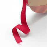 1 Roll Grosgrain Ribbon, Christmas Ribbon, Red, 1/4 inch(6mm), about 100yards/roll(91.44m/roll)