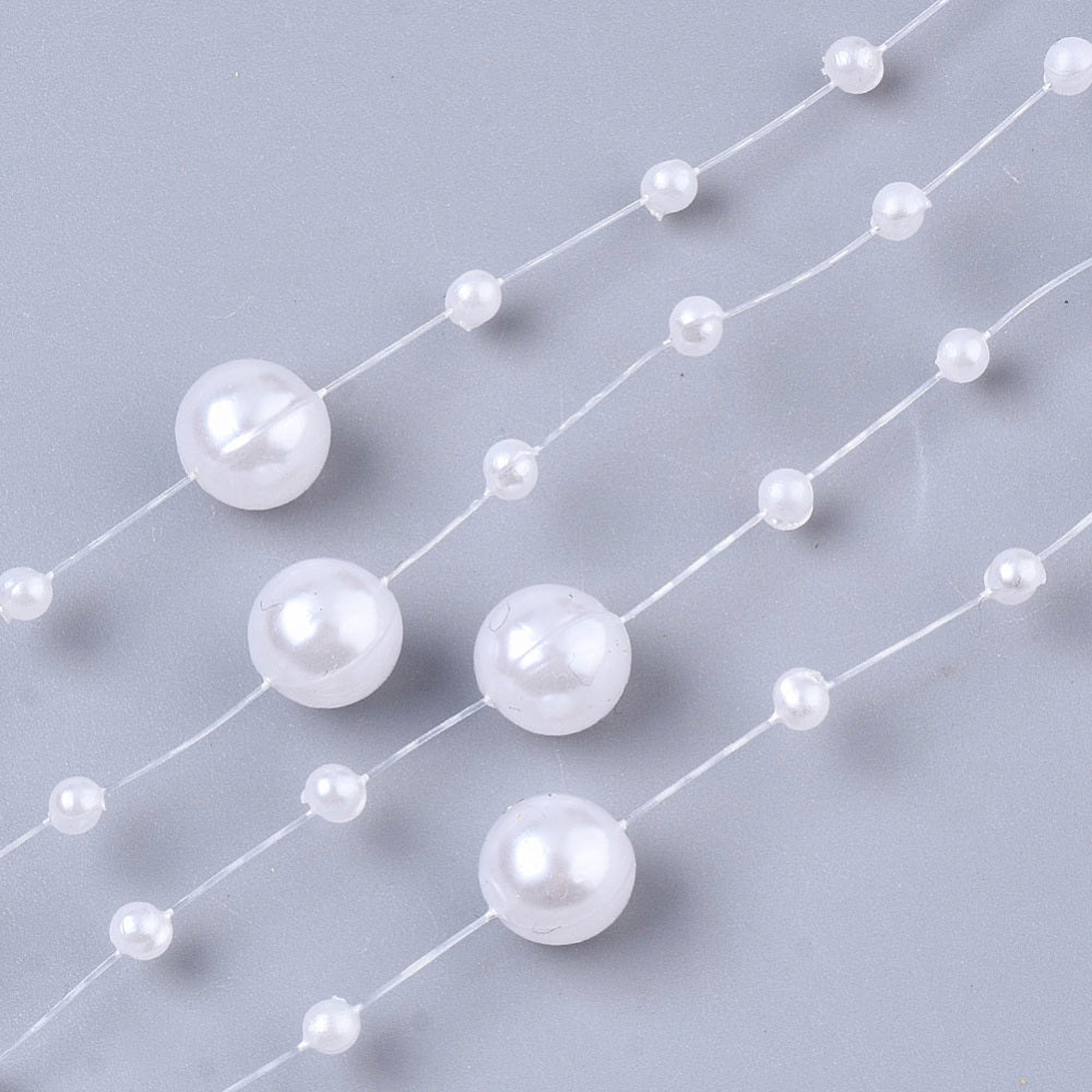 Faux-Pearl Garlands, White Pearl Garlands