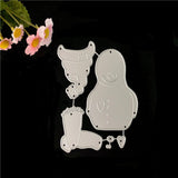 CRASPIRE Carbon Steel Cutting Dies Stencils, for DIY Scrapbooking, Photo Album, Decorative Embossing, Paper Card, Matte Platinum Color, Chistmas Theme, Snowman Pattern, 9.4x6.2cm, 10pcs/set