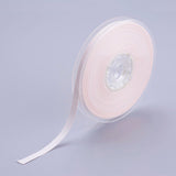 1 Roll Double Face Matte Satin Ribbon, Polyester Satin Ribbon, Snow, (1/4 inch)6mm, 100yards/roll(91.44m/roll)