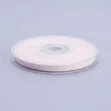 1 Roll Double Face Matte Satin Ribbon, Polyester Satin Ribbon, Snow, (1/4 inch)6mm, 100yards/roll(91.44m/roll)