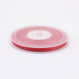 1 Roll Double Face Matte Satin Ribbon, Polyester Ribbon, Christmas Ribbon, Red, (3/8 inch)9mm, 100yards/roll(91.44m/roll)