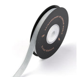 2 Roll Double Face Matte Satin Ribbon, Polyester Satin Ribbon, Light Grey, 3/8 inch(10mm), 10 yards/roll(91.44m/roll)