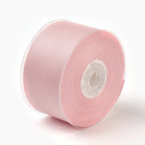 1 Roll Rayon and Cotton Ribbon, Twill Tape Ribbon, Herringbone Ribbon, Pink, 2 inch(50mm), about 50yards/roll(45.72m/roll)