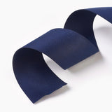 1 Roll Rayon and Cotton Ribbon, Twill Tape Ribbon, Herringbone Ribbon, Prussian Blue, 2 inch(50mm), about 50yards/roll(45.72m/roll)