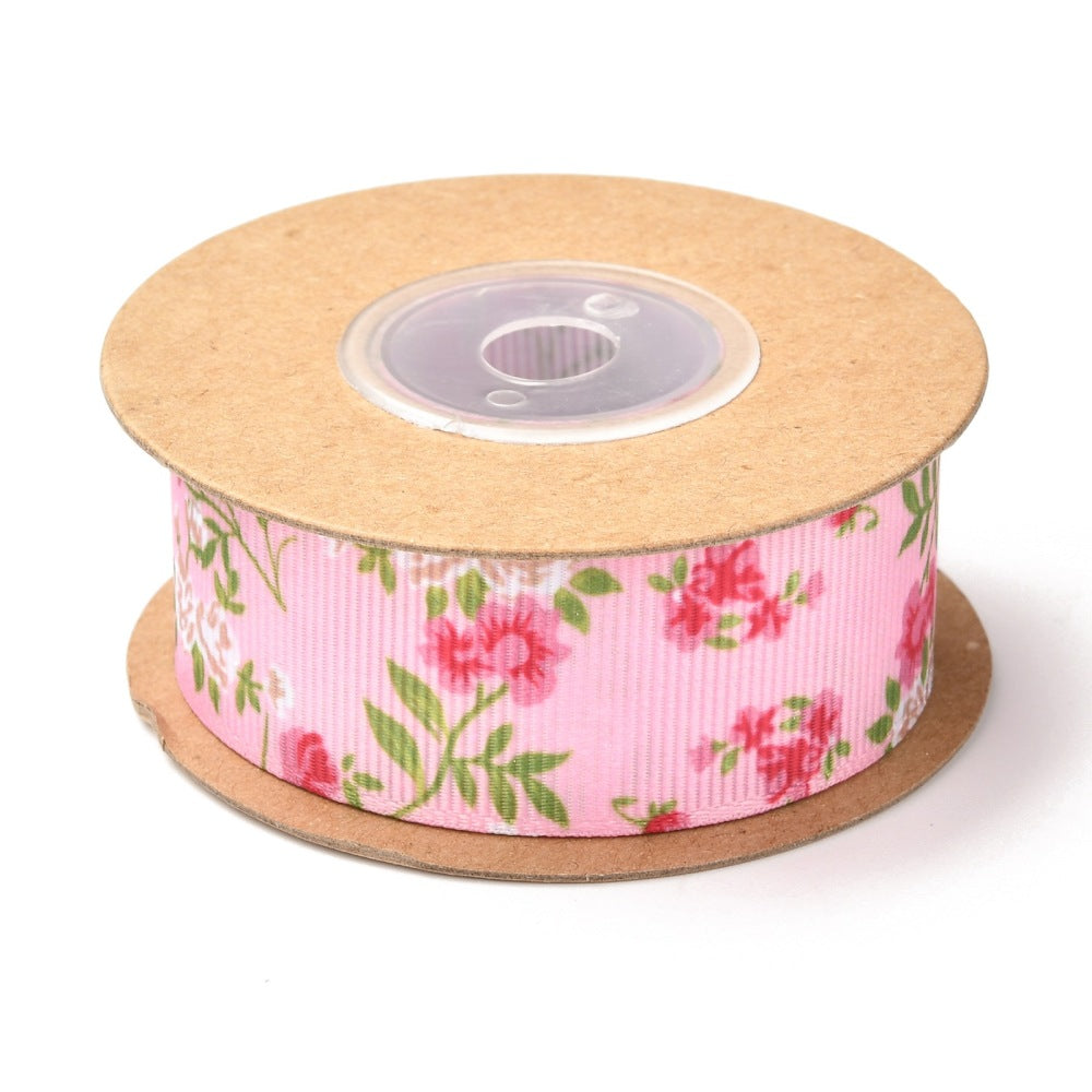 CRASPIRE 1 Roll 7 Yards Lace Daisy Flower Edging Trim Ribbon, 1 inch Wide  Polyester Flower Ribbon Appliques with Plastic Spool Sewing Embroidery  Crafts for Wedding Dress Hair Band Clothes Decoration