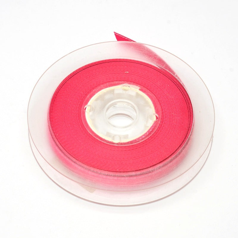 CRASPIRE 1 Roll Polyester Grosgrain Ribbons for Gift Packing, Silver Wired  Edge Ribbon, Deep Pink, 3/8 inch(9mm), about 100yards/roll(91.44m/roll)