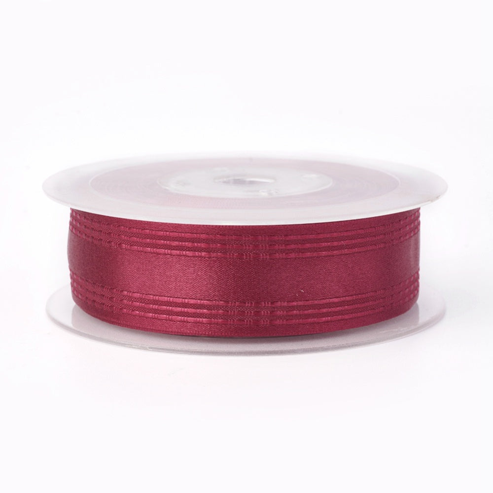 CRASPIRE 10 Roll Dark Violet Single Face Satin Ribbon, 1/2 inch