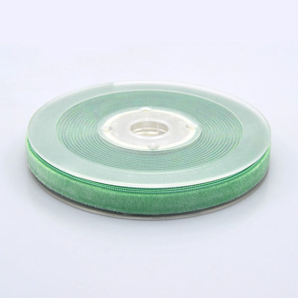CRASPIRE 1 Roll 1/2 inch Single Face Velvet Ribbon, Olive Drab, 1/2 inch(12.7mm),  about 100yards/roll(91.44m/roll)