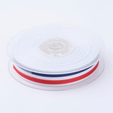 1 Roll Grosgrain Polyester Ribbons for Gift Packings, Colorful, 5/8 inch(16mm)