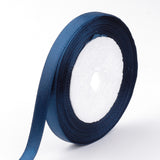 1 Roll Single Face Polyester Satin Ribbon, with Texture Edge, Light Grey, 1 inch(25mm), about 50yards/roll(45.72m/roll)