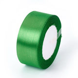 1 Group Single Face Satin Ribbon, Polyester Ribbon, White, 1 inch(25mm) wide, 25yards/roll(22.86m/roll), 5rolls/group, 125yards/group(114.3m/group)