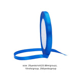 1 Group Single Face Satin Ribbon, Polyester Ribbon, Dark Blue, 1 inch(25mm) wide, 25yards/roll(22.86m/roll), 5rolls/group, 125yards/group(114.3m/group)