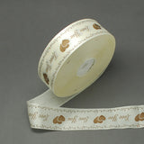 1 Group Single Face Satin Ribbon, Polyester Ribbon, Beige, about 3/4 inch(20mm) wide, 25yards/roll(22.86m/roll), 250yards/group(228.6m/group), 10rolls/group