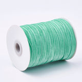 1 Roll Single Face Velvet Ribbon, Pink, 3/8 inch(9.5~10mm), about 50yards/roll(45.72m/roll)
