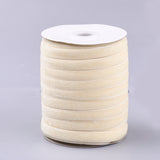 Single Face Velvet Ribbon, Bisque, 3/8 inch(9.5~10mm), about 50yards/roll(45.72m/roll)