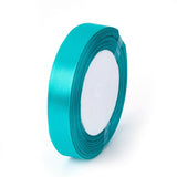 1 Group Single Face Satin Ribbon, Polyester Ribbon, Medium Slate Blue, 1 inch(25mm) wide, 25yards/roll(22.86m/roll), 5rolls/group, 125yards/group(114.3m/group)