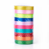 1 Group Single Face Satin Ribbon, Polyester Ribbon, Medium Slate Blue, 1 inch(25mm) wide, 25yards/roll(22.86m/roll), 5rolls/group, 125yards/group(114.3m/group)