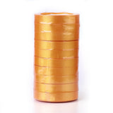 1 Group Single Face Satin Ribbon, Polyester Ribbon, Beige, about 1/2 inch(12mm) wide, 25yards/roll(22.86m/roll), 250yards/group(228.6m/group), 10rolls/group